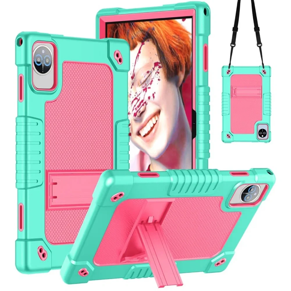 10” Tablet Android 14 HeavyDutyCase w/ Shoulder Strap